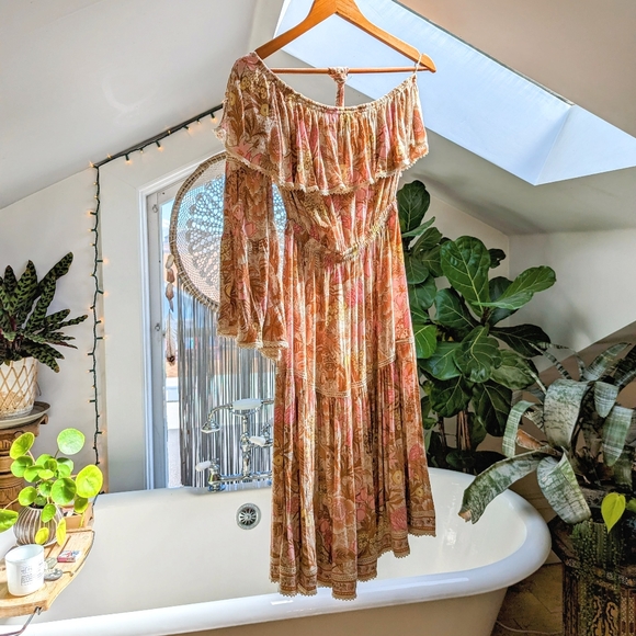 Spell Jungle One Shoulder Midi size S - Picture 2 of 10